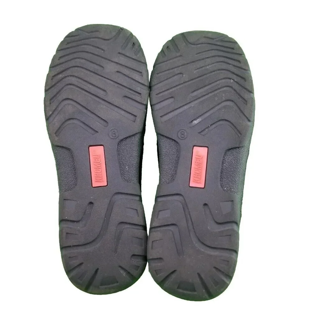 ✅Khombu JESSICA Black Suede Faux Fur Lined Side Zip Ankle Booties Womens 8M Shoe - Picture 3 of 11